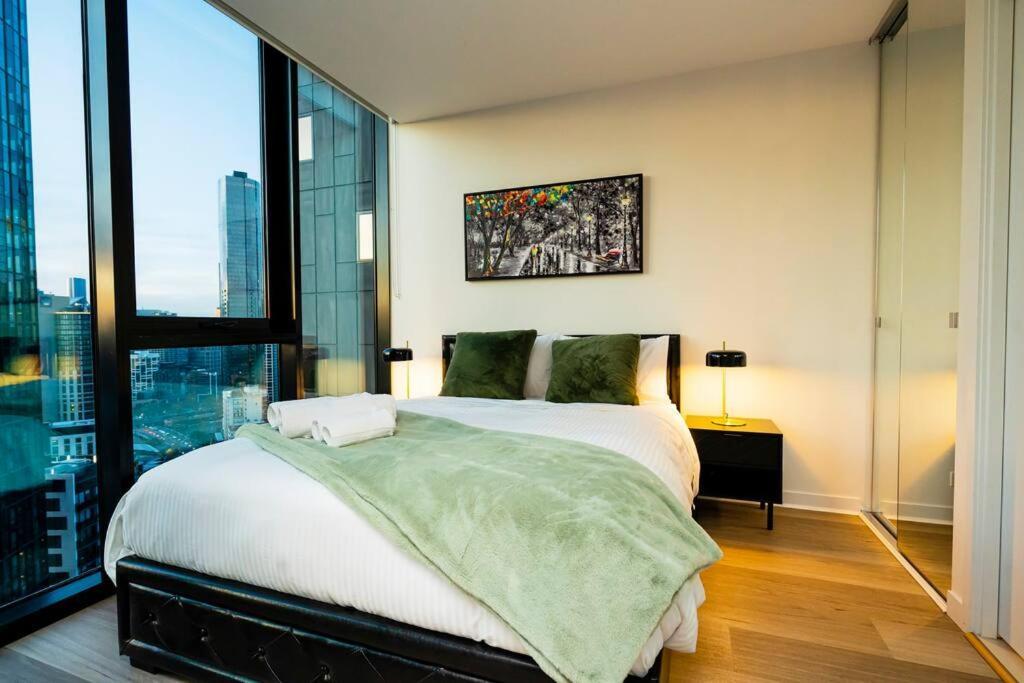 Luxe Haven - 42Nd Floor Panoramic City Views Melbourne Dış mekan fotoğraf